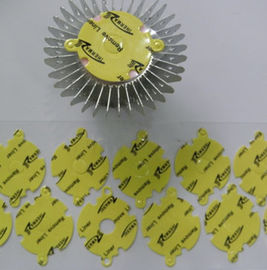 Yellow High Dielectric Strength Thermal Conductive Pad 3.0W/mK For Telecommunication Hardware silicone pad -50 to 200℃